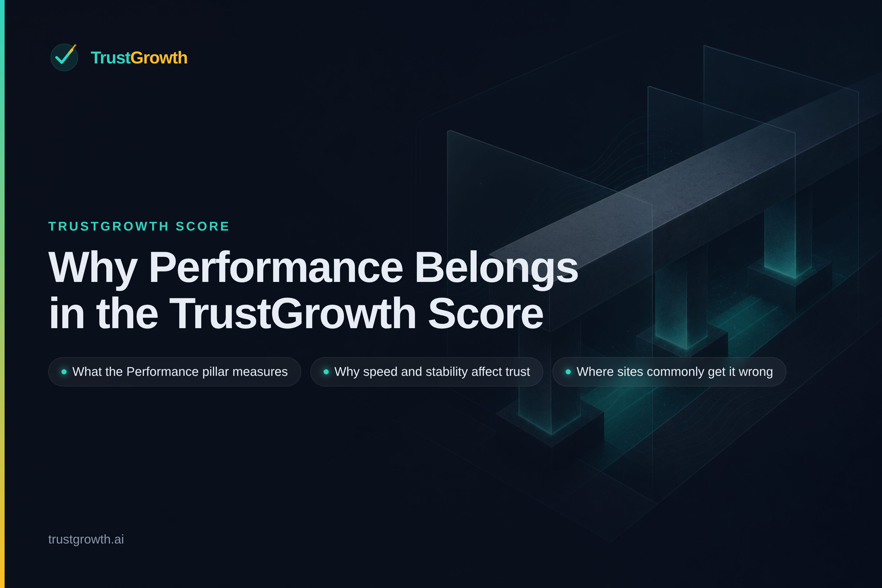 Branded TrustGrowth cover image for the Performance pillar score explainer