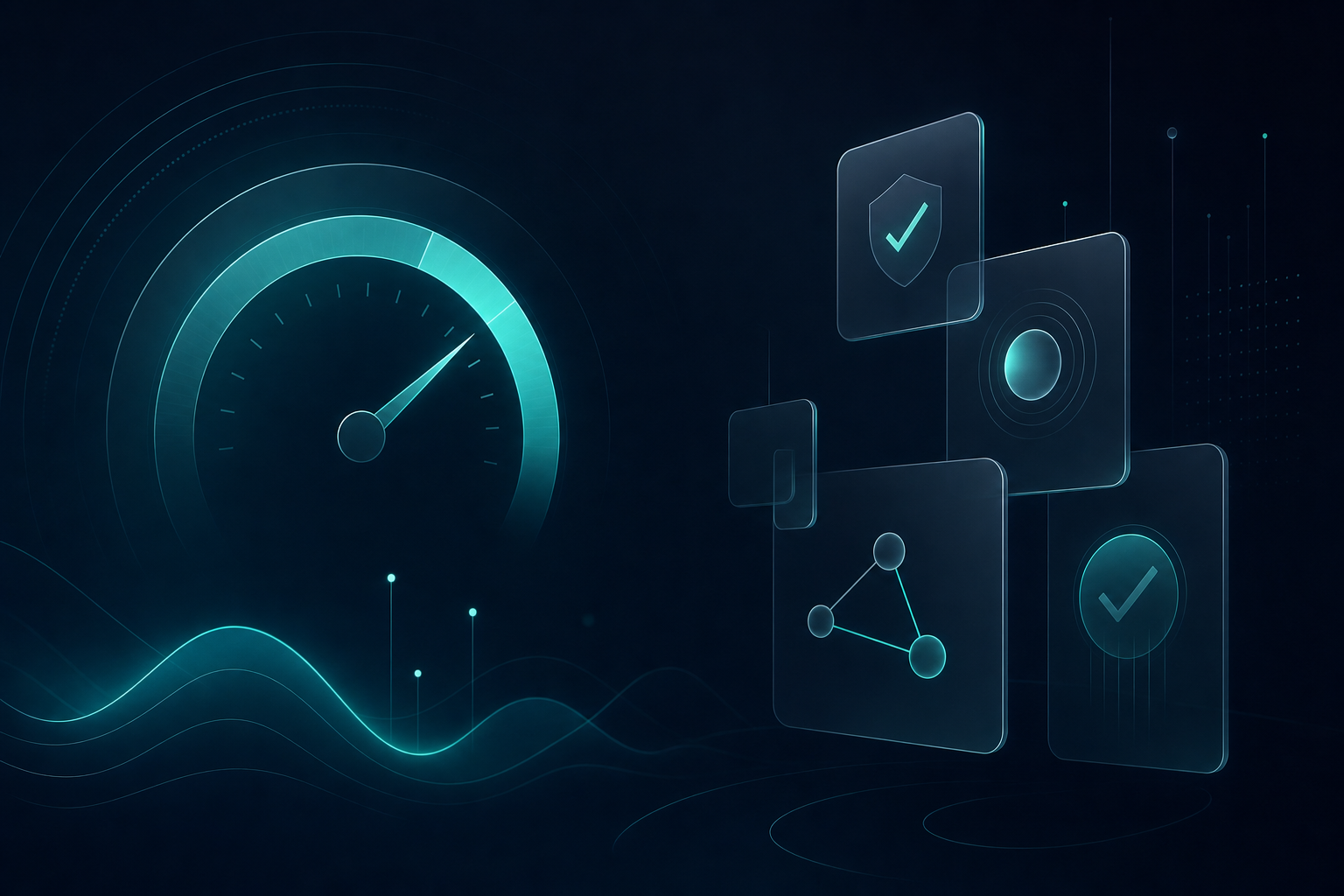 Abstract conceptual cover illustration for the article 'What Is Domain Authority and How to Improve It: A No-Fluff Guide for Indie SaaS Founders'.