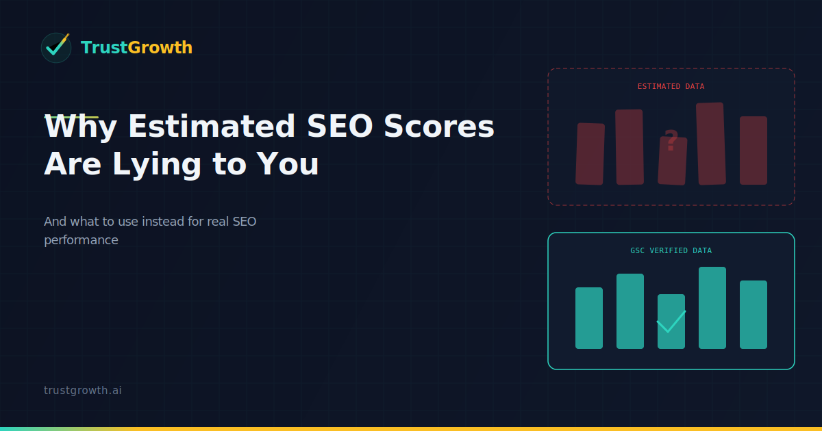 Why Estimated SEO Scores Are Lying to You (And What to Use Instead)